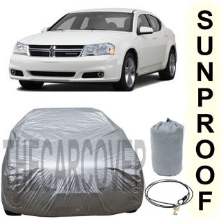 Dodge Avenger Silver Car Cover Fitted Outdoor UV Reflective Sun Proof