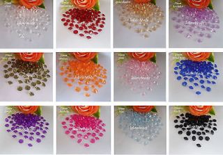 1000x 4CT Acrylic Diamond Confetti Wedding Party Table Decoration