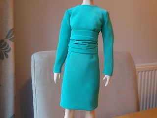 Diana Doll Franklin Mint Green Dress will fit Kate Middleton Doll
