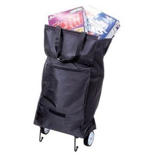 Mabis DMI 640 8215 0000 Folding Shopping Bag With Wheels   12 x 22.5 x