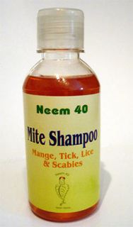 Neem Mite Pet Shampoo for ticks, mange mite, fleas etc
