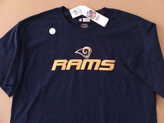 Mens St. Louis Rams NFL Team Apparel T Shirt   L   NWT