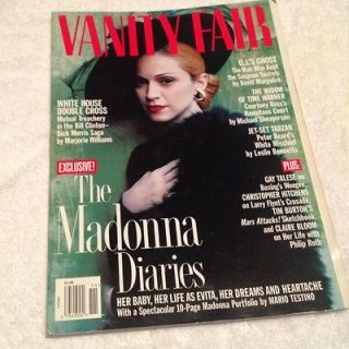 Newly listed Madonna   Vanity Fair November 1996