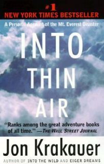 Air A Personal Account of the Mt. Everest Disaster, Jon Krakauer, Goo