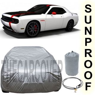 Dodge Challenger Srt Silver Car Cover Outdoor Fit UV Reflective Sun