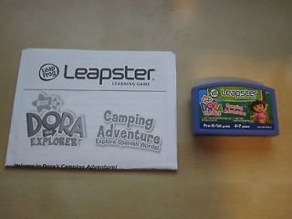 Dora The Explorer Camping Adventure Leap Frog Leapster Cartridge Game