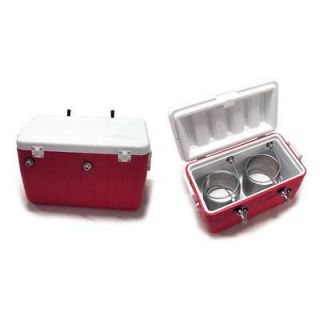 Double Faucet Cooler   50 Stainless Steel Coil   Draft Beer Picnic