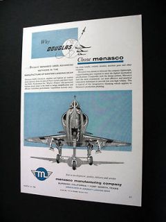 Menasco Bantam Landing Gear Douglas Skyhawk print Ad