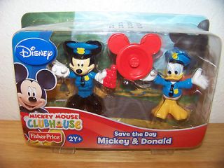 Fisher Price Mickey Mouse Clubhouse Save the Day Mickey & Donald NIP