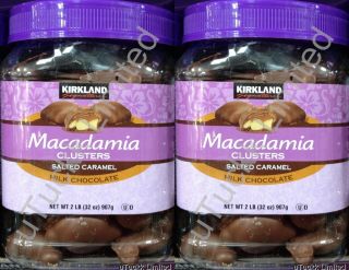 Macadamia Clusters Salted Caramel Milk Chocolate Kirkland Nut Candy
