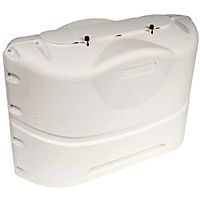 Gas Propane Regulator Tank Cover Colonial White for #20 steel doubles