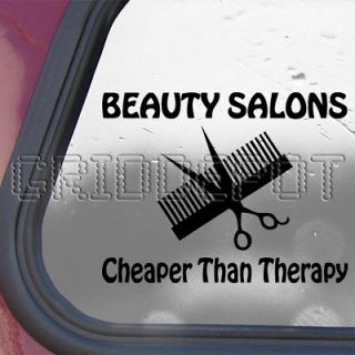 Beauty Salon Cheap Therapy Decal Hair Dresser Sticker