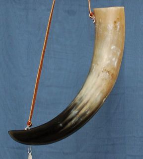 Viking style drinking horn for beer, wine, mead. pagan & celtic