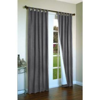 New Thermal Insulated Tab Top Drapes 80X84 Pewter Gray 