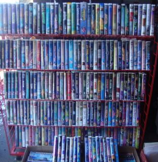 VHS LOT Disney /Family Clamshell / Dreamworks U CHOOSE!