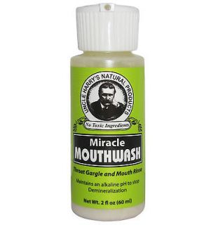 Uncle Harrys 100% Natural Miracle Mouthwash for Mineralizing Teeth