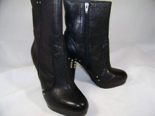 FIFI ELVIS Feldman Taboo Black Boots Retails $235 Womens Shoes Sz 6