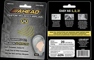 Ahead Custom Molded Earplugs ACME Tan Ear Plugs Plug Hearing
