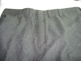 DARK GRAY WRANGLER POLY WESTERN COWBOY DRESS PANTS SLACKS SIZE 44X27