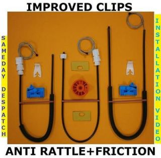 REGULATOR REPAIR KIT FRONT RIGHT DRIVER FORNT CABLE CLIPS RENAULT