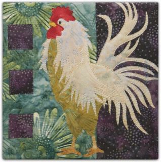 McKenna Ryan Quilt Pattern All Cooped Up Rooster Gold