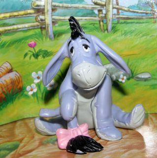Disney Winnie The Pooh Eeyore Donkey Figurine Toy Cake Topper Stocking