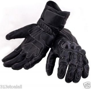 GUERDON Motorcycle Leather Kevlar Gloves XL size