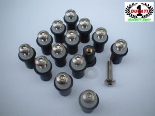 Ducati Fairing bolts screws rubbers kit–748 916 996 998