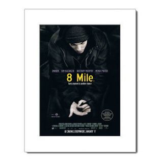 EMINEM   8 Mile   White Matted Mini Poster