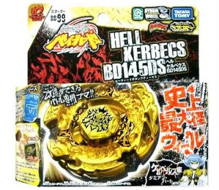 BEYBLADE METAL MASTERS BB99 GOLD HELL HADES KERBECS BD145DS LAUNCHER
