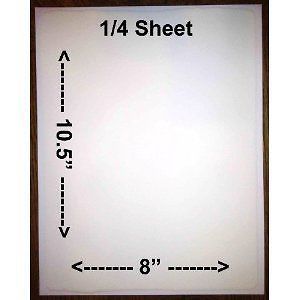 24 ~ 1/4 Sheet 8.5 x 11 Frosting Sheets ~ Edible Cake Paper ~ NEW