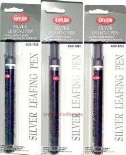 Newly listed Krylon Silver Leafing Pens GET ALL 3 for $14.25 & FREE