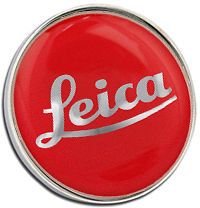 Leica Red Logo Clutch Pin Badge Choice of Gold/Silver