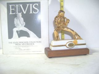 McCormick Elvis Presley Designer #1 Gold Musical Miniature Decanter