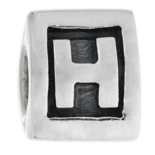 GENUINE SILVER PANDORA LOVELY ALE 925 THE LETTER H CHARM 790323H