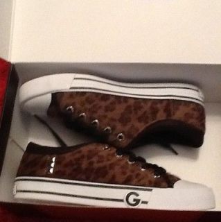 Womens, Guess, Leopard Sneakers, Size 8.5, Brand New With Box