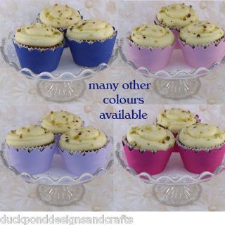 12 Cupcake wrappers   many colours available