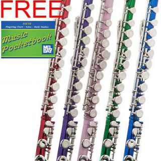 Newly listed MENDINI C FLUTE SILVER GOLD BLUE GREEN PINK PURPLE RED