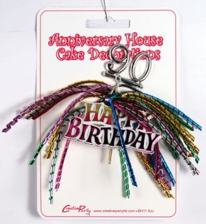 AGE 90 Cake decoration topper 90th Birthday Party
