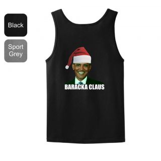 Baracka Claus TANK TOP T Shirt Rush Limbaugh Christmas Glenn Beck