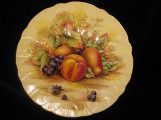 AYNSLEY   ORCHARD GOLD   PLATE 10 1/2   1D