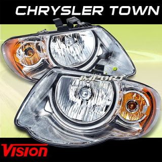 05 07 CHRYSLER TOWN COUNTRY VISION PAIR HEADLIGHTS SET (Fits: 2005