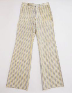 Vintage 70s NWT CHAPS Ralph Lauren POLO Striped TROUSER Dress Pants 33