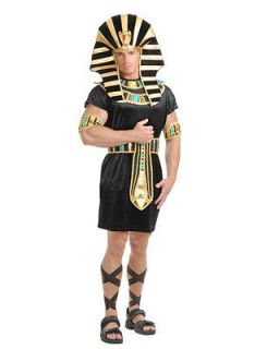 Costumes CH02270 S Mens Black and Gold King Tut Costume Size Small