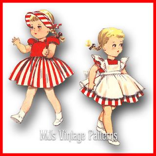 Vtg 14 Saucy Walker, Bonnie Braids Doll Clothes Pattern ~ Dress