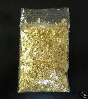 gold nuggets and flakes, .180 gram, from Alaska.