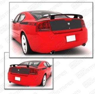 Dodge Charger Trunk Blackout Decal Stripe Kit 2006 2007 2008 2009 2010