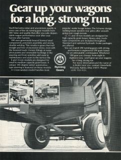1983 UM Farm Wagon Running Gears Ad Kalida Ohio