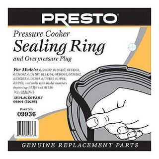 09936 Presto Pressure Cooker SEALING RING GASKET free s