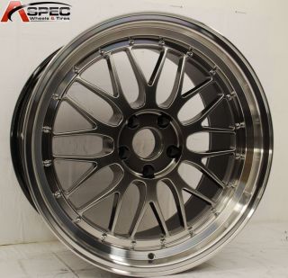 19 LM STYLE STAGGERED NISSAN 350Z 370Z G35 G37 WHEELS